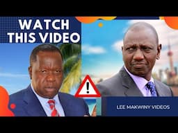 William Ruto in TOTAL Panic! Fred Matiang’i REVEALS Elite Strategists for 2027 Presidential Showdown