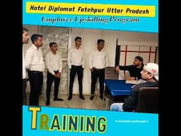 Restaurant Employee Upskilling Program At Hotel #chefdheerajbhandari #hoteldesign