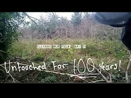 Clearing a Centuries worth of Bramble growth on our abandoned Garden! Offgrid Ireland