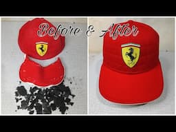 Ferrari Cap Restoration (crumbling visor replacement)