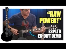 Streamlined ESP LTD Deluxe EC-01FT Electric Guitar Demo