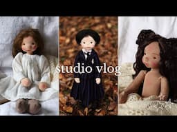 My Doll Studio in Autumn: Custom Dolls, Wednesday Addams, Mockups, Knife Pleats, Toadstool babies...