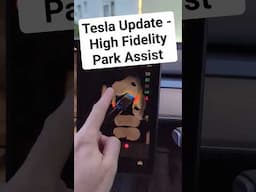 Tesla 2023 Holiday Update: High Fidelity Park Assist (before first drive of the car)