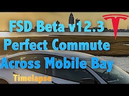 #FSDBeta v12.3 Perfect Commute Timelapse across Mobile Bay