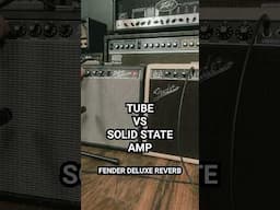 Fender Deluxe Reverb Tube vs Solid State amp 🧐 #guitar