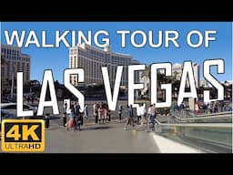 Las Vegas Strip 2022 Walking Tour [4K]