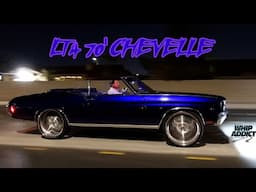 Kandy Blurple Supercharged LT4 1970 Chevy Chevelle Convertible In Motion! WhipAddict