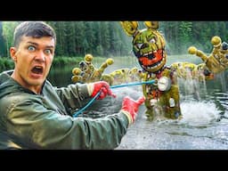 We FOUND REAL ANIMATRONICS Underwater While MAGNET FISHING!