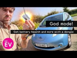 Unlock God mode in your EV! Find out battery health and do proper route planning with an OBD dongle