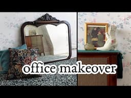 ✨Aesthetic✨ office makeover (with lots of attic antiques)