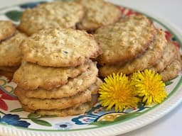 Dandelion Coconut Cookies #shorts #dandelions