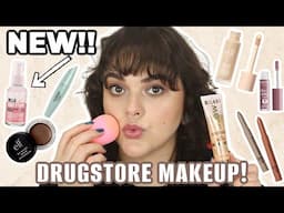 NEW Drugstore Makeup Haul and Try on!