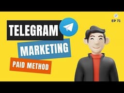 Paid Telegram Marketing - Telegram Marketing Paid Method - Telegram Paid Tools ZeroToCrore EP71