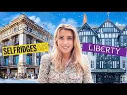 Inside London's MOST EXPENSIVE Christmas Stores! Selfridges & Liberty 2024