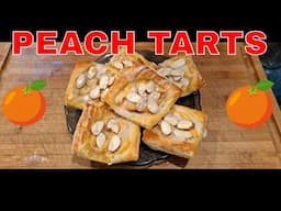 EASY PEACH PUFF PASTRY TART