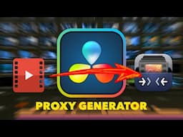 How to USE Blackmagic Designs PROXY GENERATOR FAST