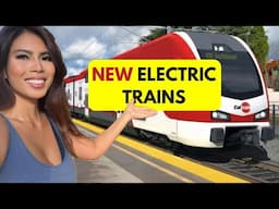 I tested the NEWEST Electric train in the US 🚊