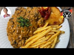 How to Make Hunter Sauce (Jaeger Sauce) for Hunter Schnitzel ✪ MyGerman.Recipes