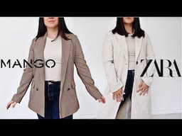 ZARA & MANGO FALL & WINTER HAUL 2024| Must Have Capsule Wardrobe Basics & Classic Everyday Outfit