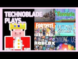 Technoblade Playing Games Other Than Minecraft For 10 Minutes