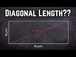 How to Find the Diagonal Length of a Rectangle