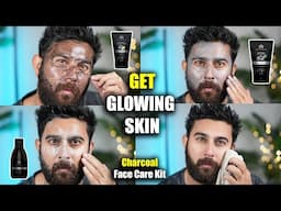 How To Get Glowing Skin in 3 Easy Steps | Charcoal Face Care Kit for Men | The Man Company