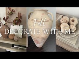 FALL DECORATE WITH ME | ENTRYWAY CONSOLE TABLE AND DINING ROOM