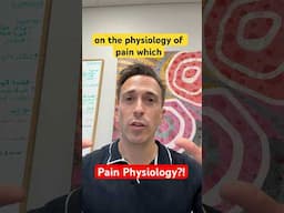 Pain Physiology?! #pain #nociception #drmike #science #education #health