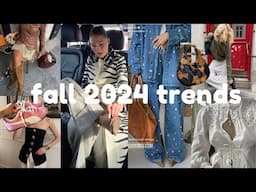 fall 2024 fashion trends!