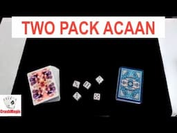 Two Pack ACAAN Card Trick Performance.