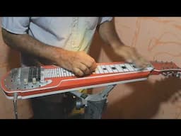 Guitarra Havaiana fabricada por Junior dornelas e vendida para Recife Brasil