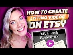 How to Make an Etsy Video Listing for Digital Products for FREE + Generate More Sales!