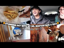 STUNNING Day With My Sis, Seafood Boil & Q&A ~ Vlogtober Day 23