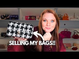 HUGE VLOG SALE, I AM SELLING MY LUXURY HANDBAGS! Chanel, Dior, Louis Vuitton, Gucci