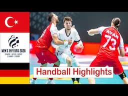 Turkey Vs Germany Handball Highlights EHF EURO 2026 Qualifiers