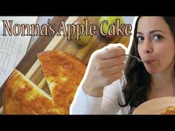 Nonna's Apple Cake: the reason why I opened my Youtube Channel