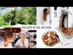 VLOG | Last Days of Summer, Fall Wardrobe Refresh & Cozy Baking | Annie Jaffrey