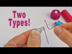 How to Use a Needle Threader - Two Types!