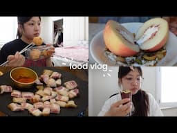 eating and snacking for 10 minutes🍠 | food vlog😋