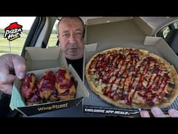 The Works Pizza & Wings With Beetroot Relish Drizzle (Pizza Hut Aussie Inspired Range)