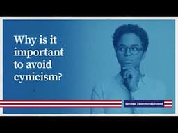 Why is it important to avoid cynicism?