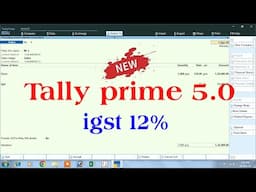 igst in tally prime | gst in tally prime | gst in tally | igst sales entry in tally prime