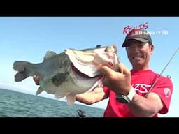 Lake Biwa 10 Pounder Bass on the Realis Spinbait 70