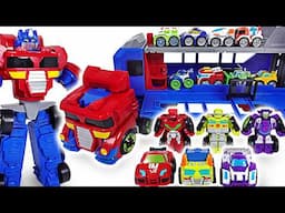 💥 Defeat King Kong! Transformers Rescue Bots and Optimus Prime in Action! | DuDuPopTOY