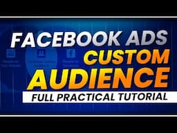 Custom Audience Facebook Ads 2024 | How To Create Custom Audience in Facebook Ads #customaudience