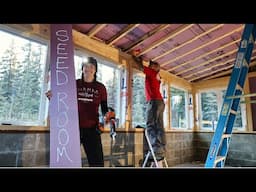 Insulating the Seed Starting Room | Buttoning Up Before Winter Arrives