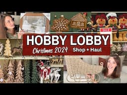 🎄NEW Hobby Lobby Christmas 2024 Shop with Me + Haul | Must-Have Decor & Festive Decorating Ideas!