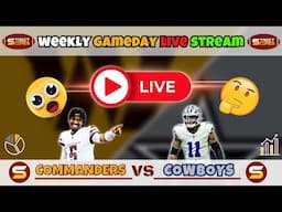 🏈 Commanders vs Cowboys LIVE play-by-play Week 12 ANALYSIS STREAM! WHOOP UP ON THEM COWGIRLS!🔥