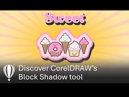 Discover how to use the CorelDRAW’s Block Shadow tool