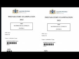 Grade 12 Math lit p1 (Gauteng trial exam 2023 Q.2.1)